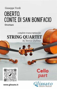 cello part of "oberto" for string quartet (ebook)-9791220866125