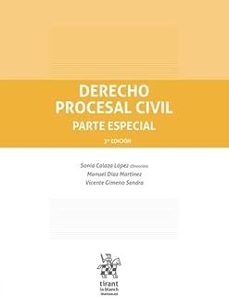 derecho procesal civil parte especial 3ª edición-9791370103125
