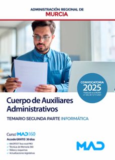 cuerpo de auxiliares administrativos. temario segunda parte (informatica)-9791370283025
