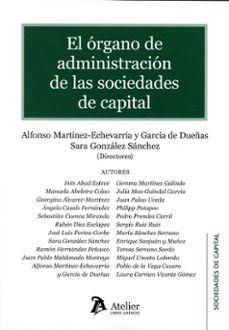 el organo de administracion de las sociedades de capital-9791387867225