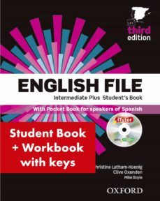 english file intermediate plus: student s book work book with key pack (3rd edition)-9780194558235
