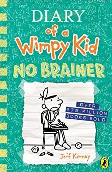 diary of a wimpy kid 18: no brainer-jeff kinney-9780241583135