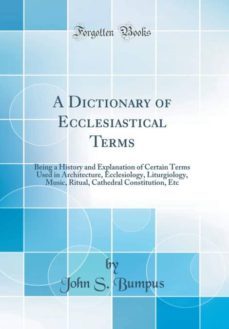 a dictionary of ecclesiastical terms-9780267839735
