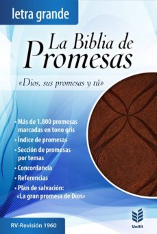 biblia de promesas letra grande-rvr 1960-9780789920935