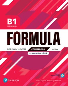 formula b1 preliminary coursebook and interactive ebook with key-9781292391335