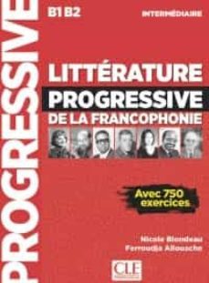 litterature progressive de la francophonie niveau intermediaire b1/b2 - livre - nouvelle couverture-9782090351835