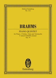 piano quintet f minor (ebook)-johannes brahms-9783795721435
