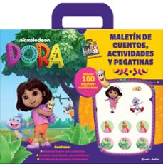 dora. maletin de cuentos, actividades y pegatinas-9788408300335