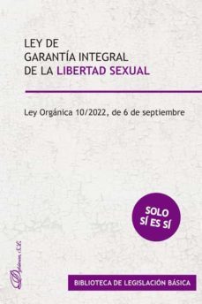 ley de garantia integral de la libertad sexual-9788411226035
