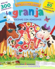 granja juego de escenas con adhesivos-yoss sanchez-9788413346335
