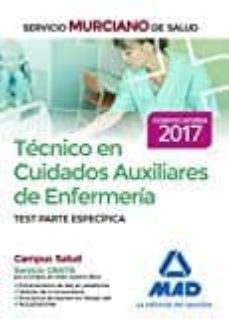 tecnico en cuidados auxiliares de enfermeria del servicio murcian o de salud.-9788414203835