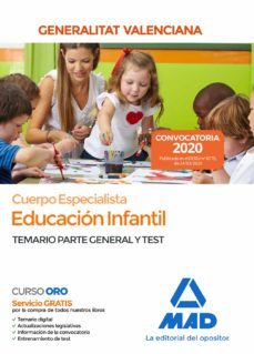 cuerpo especialista en educación infantil de la administración de la generalitat valenciana: temario y test parte general-9788414236635