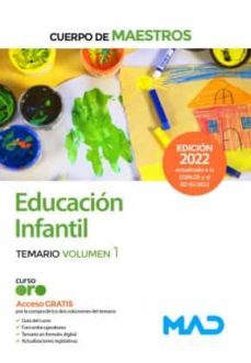cuerpo de maestros. educacion infantil. temario (vol. 1)-9788414259535