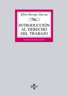 introduccion al derecho del trabajo-efren borrajo dacruz-9788430955435