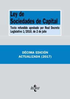 ley de sociedades de capital (10ª ed.) 2017-9788430971435