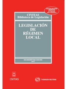 legislacion de regimen local (17ª ed)-9788447039135