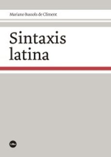 sintaxis latina-mariano bassols de climent-9788447538935