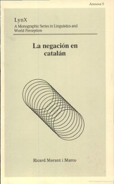 la negacion en catalan-ricard morant i marco-9788460469735