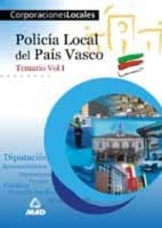 policia local de pais vasco. temario (vol. i)-9788466527835
