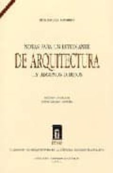 notas para un estudiante de arquitectura y algunos dibujos-9788478208135