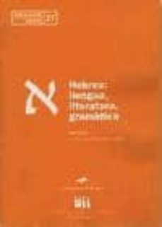 hebreu: llengua, literatura, gramatica-9788484581635