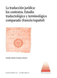 traduccion juridica: los contratos-natalia maria campos martin-9788490450635