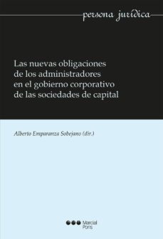 las nuevas obligaciones de los administradores en el gobierno corporativo de las sociedades de capital-9788491230335