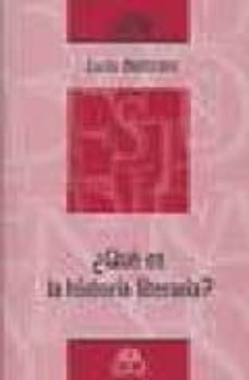 ¿ que es la historia literaria ?-9788496391635