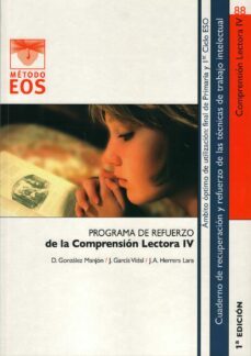 programa de refuerzo de la comprension lectora iv-jesus garcia vidal-daniel gonzalez manjon-9788497274135
