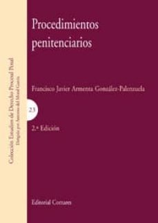 procedimientos penitenciarios (2ª ed)-f.j. armenta gonzalez palenzuela-9788498368635