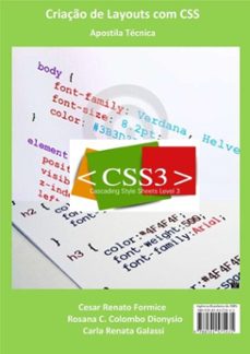 criaço de layouts com css apostila tecnica (ebook)-cesar renato formice-9788591575435