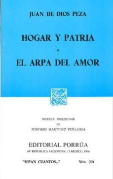 hogar y patria. el arpa del amor-juan de dios peza-9789684321335