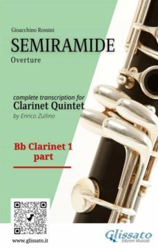 bb clarinet 1 part of "semiramide" for clarinet quintet (ebook)-9791220871235