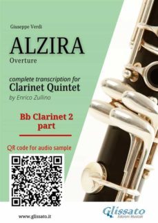 bb clarinet 2 part of "alzira" for clarinet quintet (ebook)-9791221376135