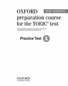 oxford preparation  course toeic test n/e  pr test 1-9780194564045