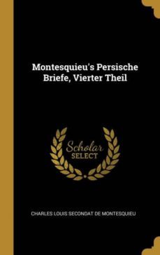 montesquieus persische briefe, vierter theil-9780274113545