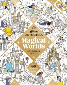 disney princess magical worlds colouring book-walt disney-9781800785045
