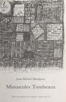 minuscules tombeaux (ebook)-jean michel maulpoix-9782307476245
