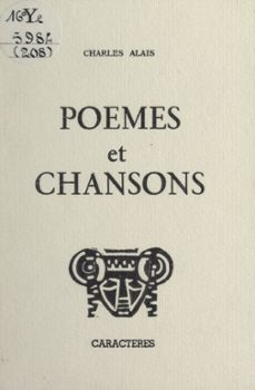 poèmes et chansons (ebook)-charles alais-9782704701445
