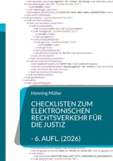checklisten zum elektronischen rechtsverkehr fur die justiz (ebook)-9783695778645