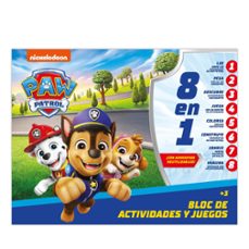 patrulla canina. ludum bloc de actividades y juegos 8 en 1-9788410133945