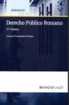 derecho publico romano-antonio fernández buján fernández-9788410296145