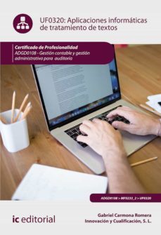 aplicaciones informaticas de tratamiento de textos. adgd0108 (ebook)-gabriel carmona romera-9788411030045