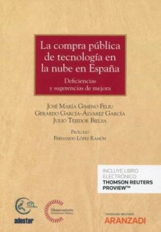 compra publica de tecnologia en la nube en españa.deficiencias y sugerencias de mejora-9788411246545