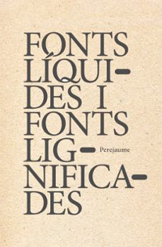 fonts liquides i fonts lignificades-pere jaume borrell-9788412078145