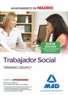 trabajador social del ayuntamiento de madrid: temario grupo i-9788414213445