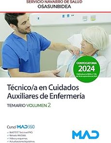 tecnico/a en cuidados auxiliares de enfermeria del servicio navarro de salud-osasunbidea. temario vol. 2-9788414288245