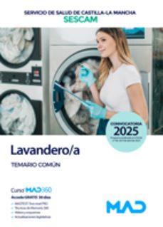 lavandero/a. servicio de salud de castilla-la mancha (sescam). temario comun-9788414296745