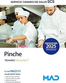 pinche del servicio canario de salud. temario volumen 1.-9788414298145