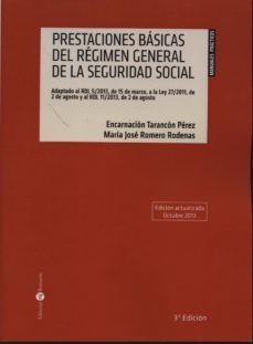 prestaciones basicas del regimen general de la seguridad social-9788415923145